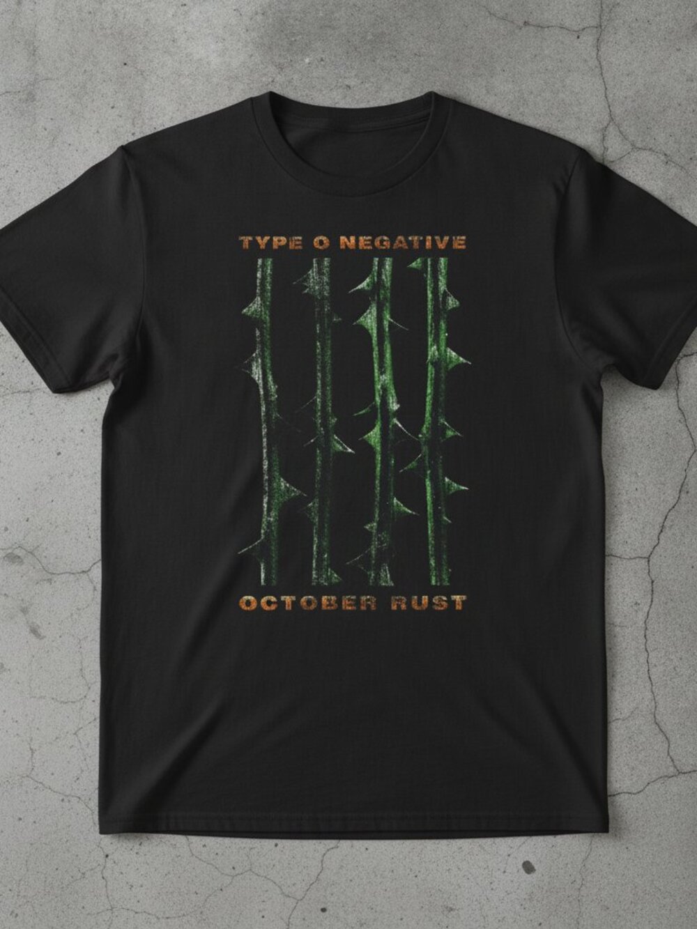 Vintage Type O Negative October Rust Graphic T-Shirt | Gothic Metal Band Tee